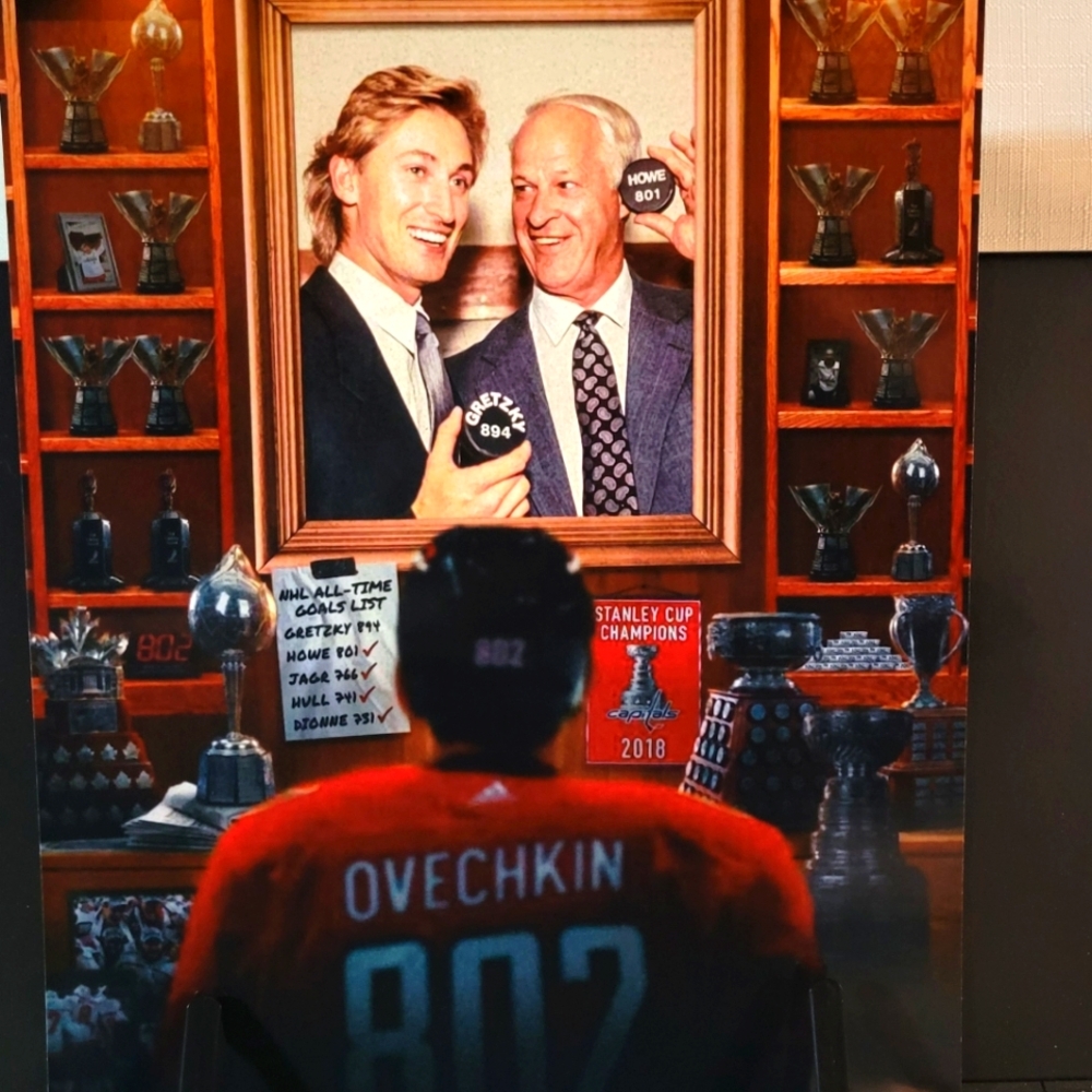 Record Breaking NHL Star Ovechkin Hockey 8x10